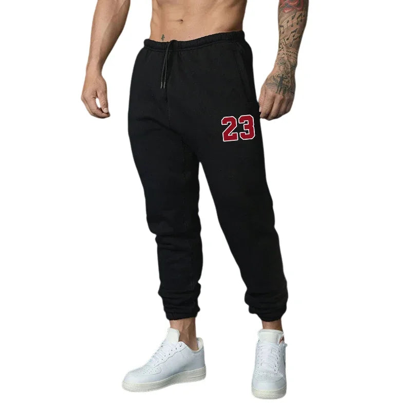 23 Letter Casual Sports Jogging Pants by RiderOut