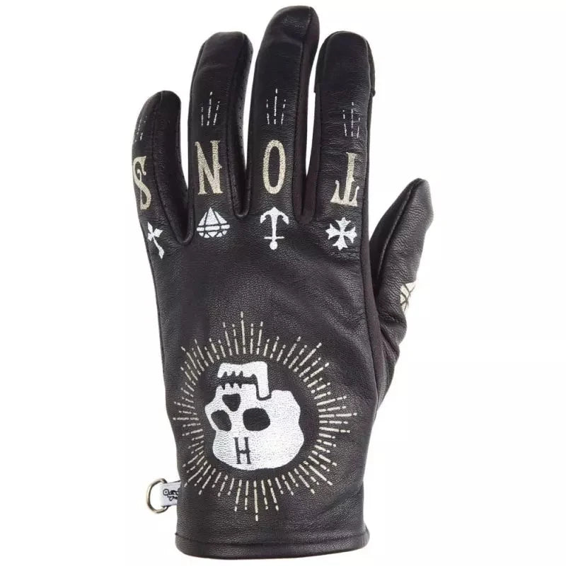 Black Helstons Motorcycle Gloves by RiderOut