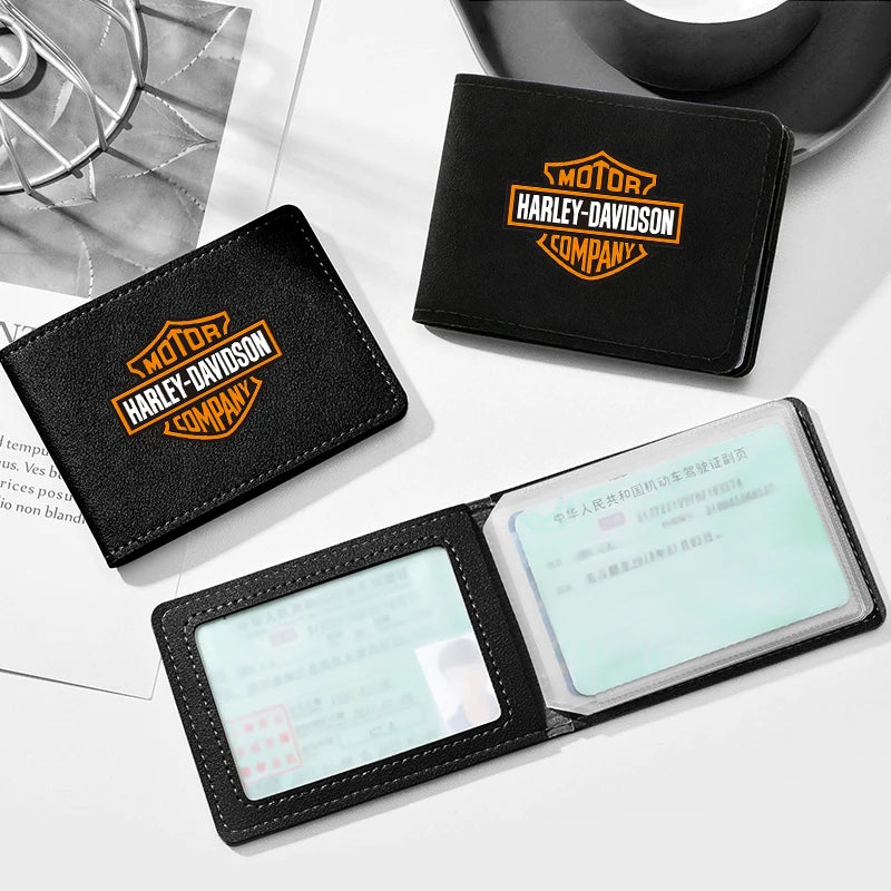 Black HD Motorcycle Logo Wallet by RiderOut™