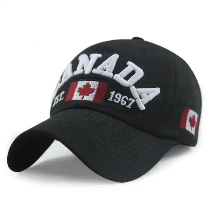 Canada Flag Embroidery Baseball Cap by RiderOut™