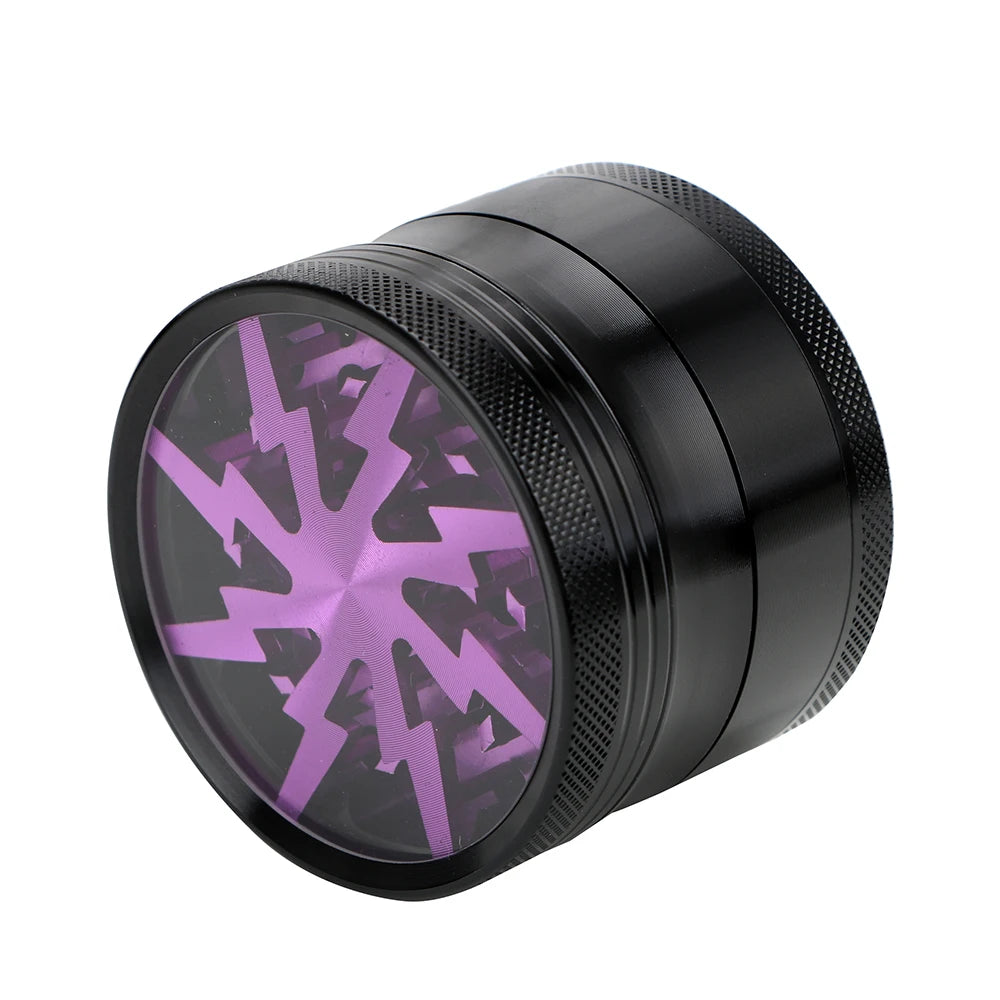Transparent Cutter Latest Lightning-Shaped Spice Grinder by RiderOut™