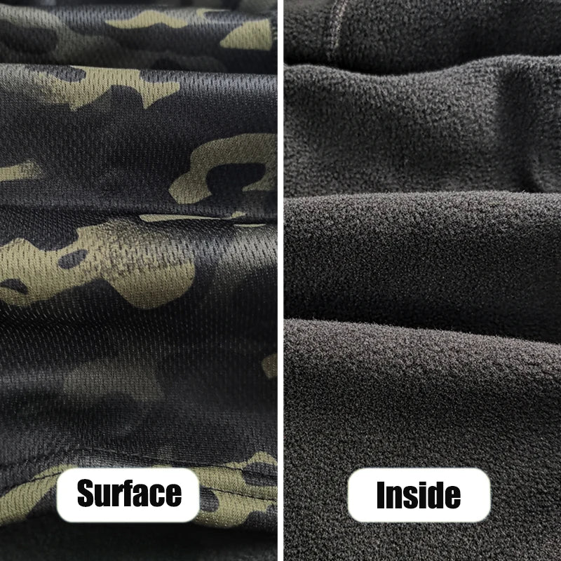 Winter Fleece Warm Camouflage Motorcycle Bandana by RiderOut™