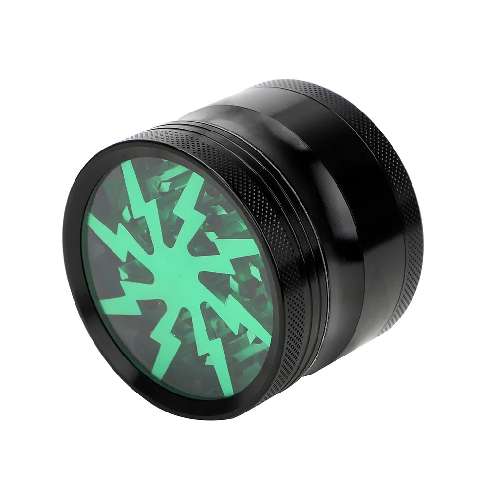 Transparent Cutter Latest Lightning-Shaped Spice Grinder by RiderOut™