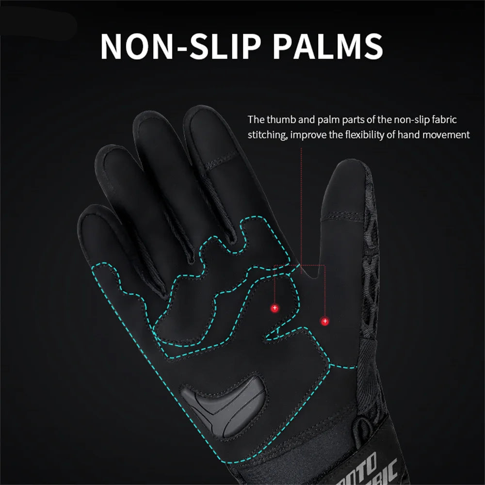 Breathable Motocross Protective Gloves by RiderOut™