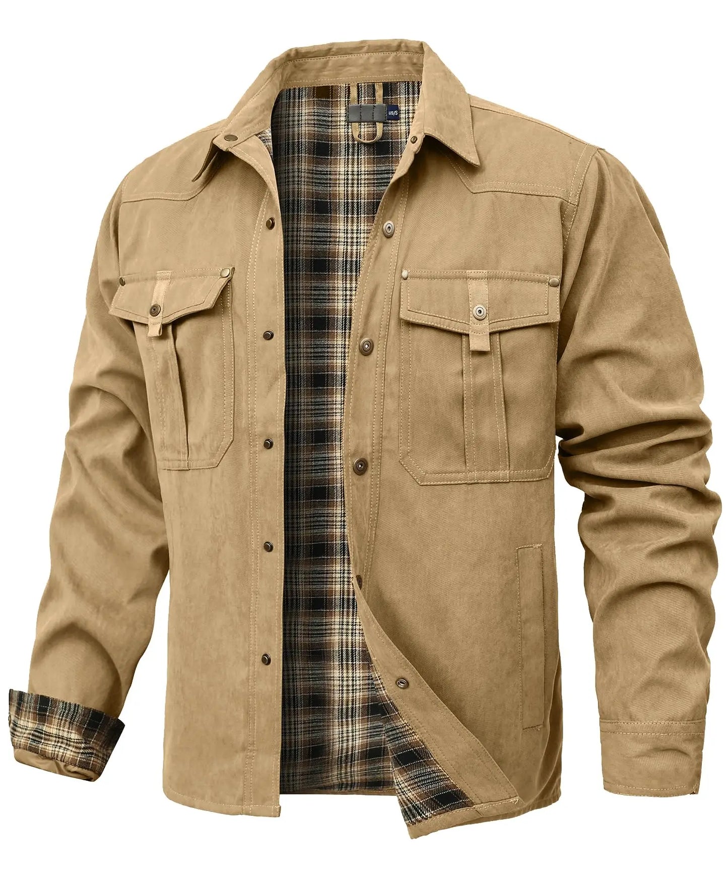 Flannel Lined Shacket Jacket by RiderOut