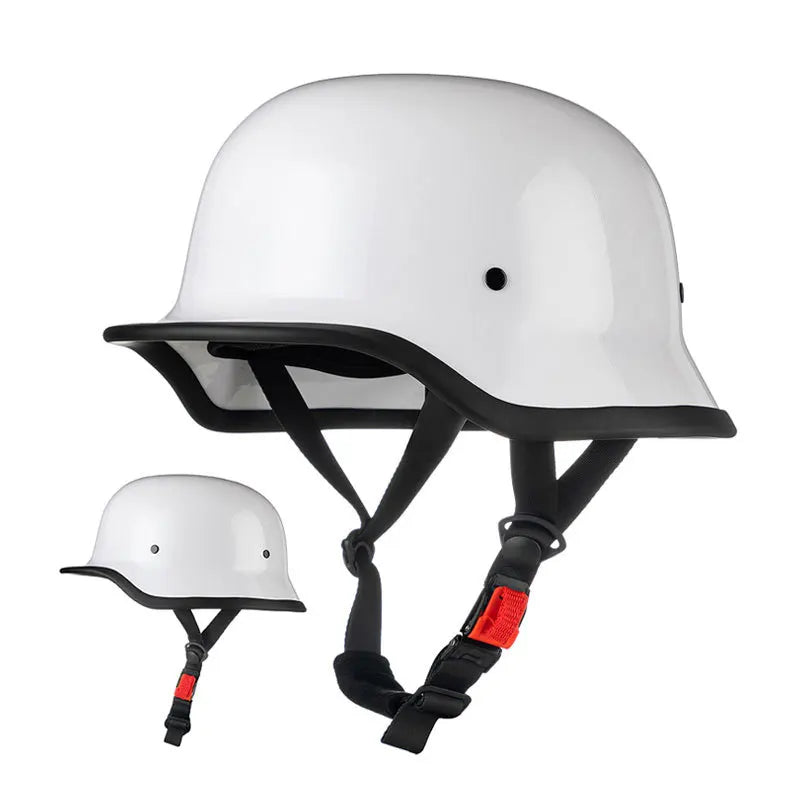 Vintage Classic German Retro Motorcycle Helmet by RiderOut™