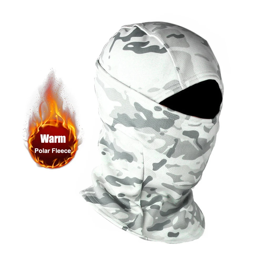 Winter Fleece Warm Camouflage Motorcycle Bandana by RiderOut™