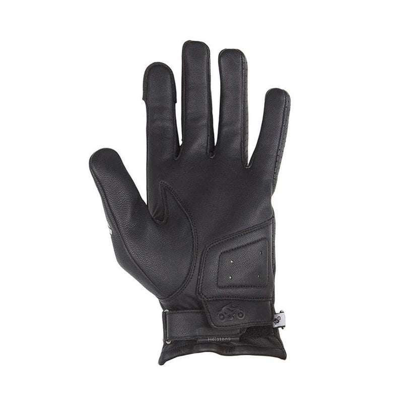 Black Helstons Motorcycle Gloves by RiderOut