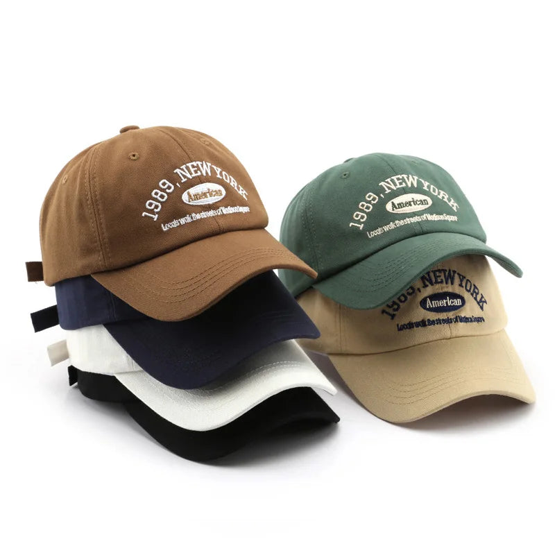 1989 New York Letters Embroidery Baseball Hats by RiderOut™
