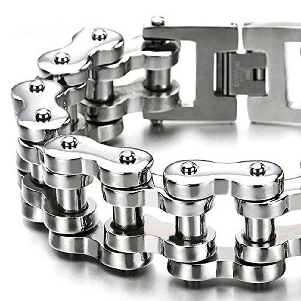 Thick Motorcycle Biker Chain Link Bracelet by RiderOut™