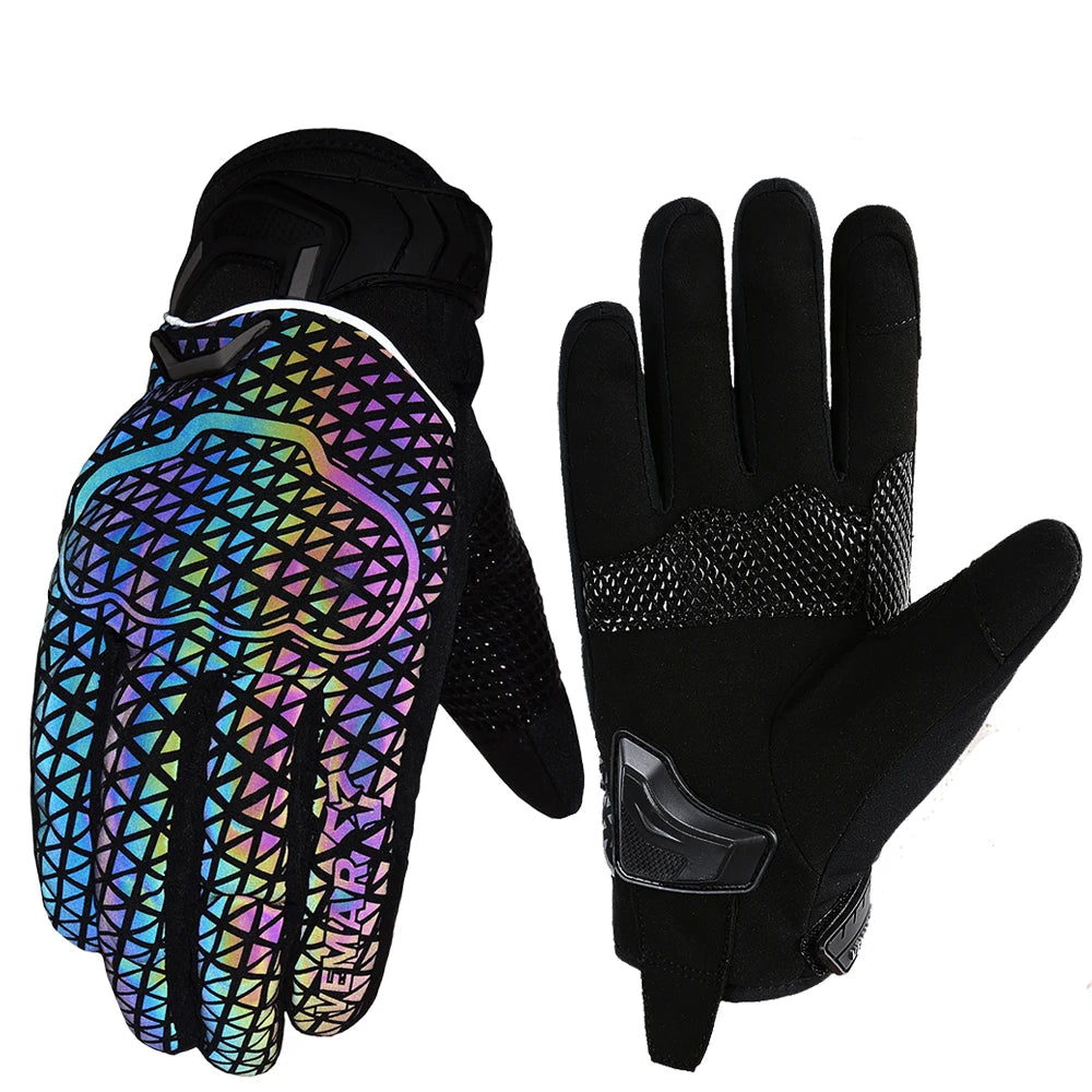 Warm Reflective Motorcycle Riding Gloves by RiderOut™