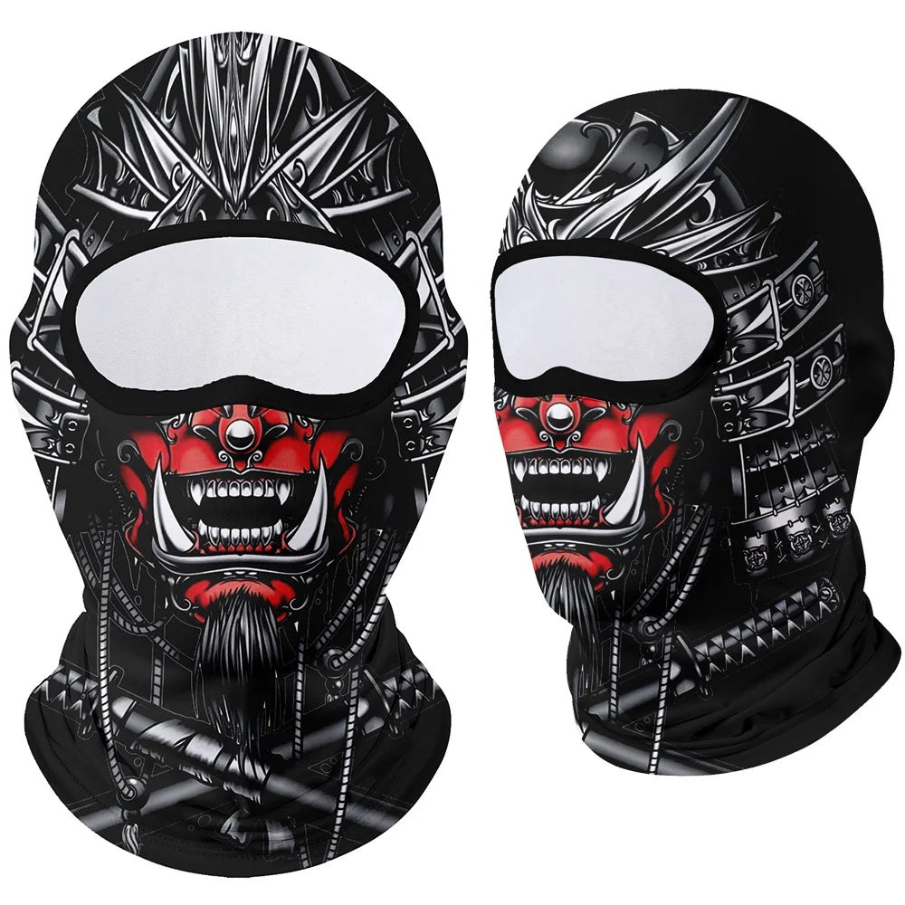 Moto Clown Ghost Skull Mask Breathable Bandana by RiderOut