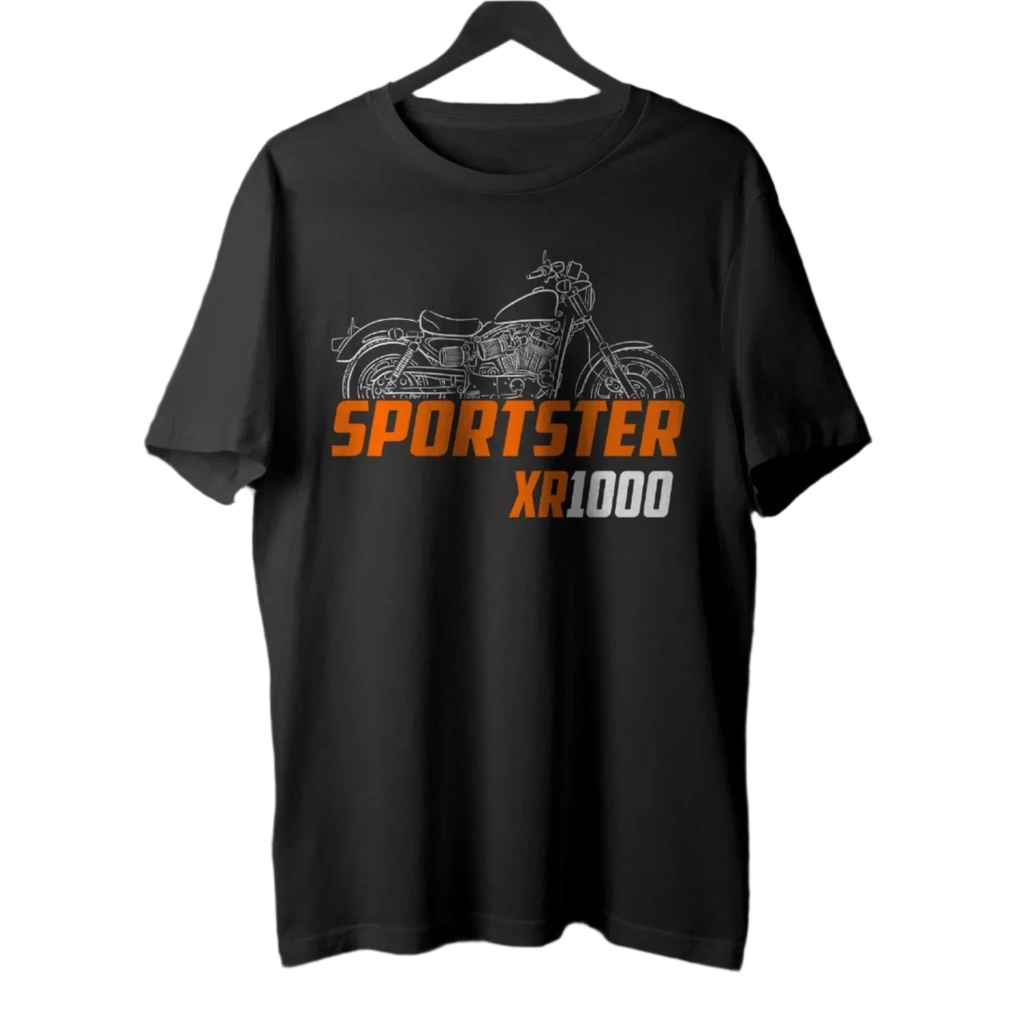 Black HD Sportster XR Motorcycle T-Shirt by RiderOut™