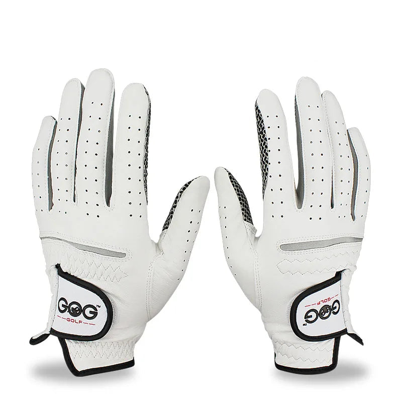 Breathable Sheepskin Genuine Leather Anti-Slip Golf Glove by RiderOut