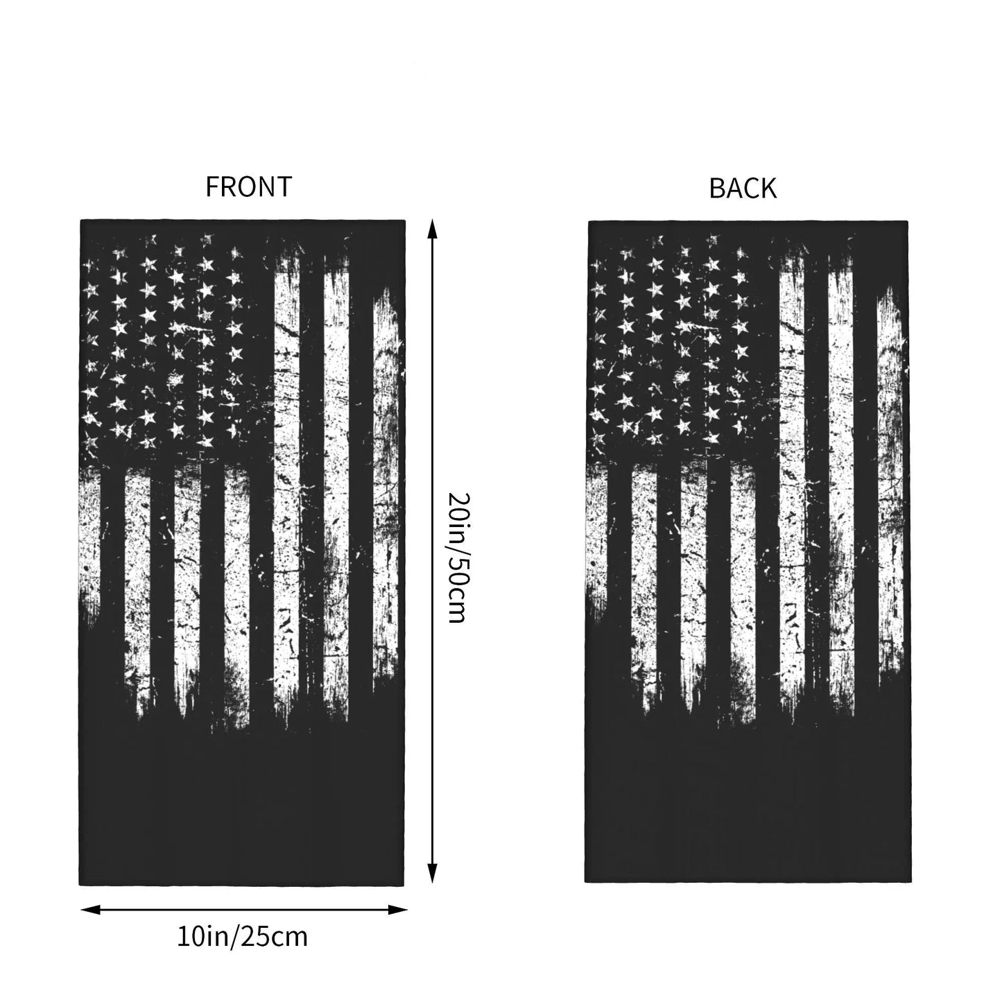 Black America Flag Bandana by RiderOut™