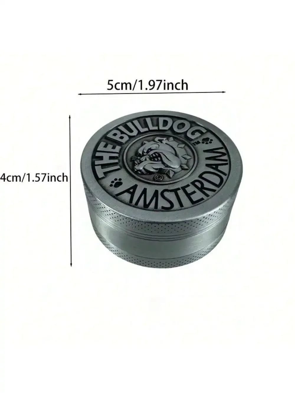 1.6/2inch Metal Bulldog Herb Grinder by RiderOut™
