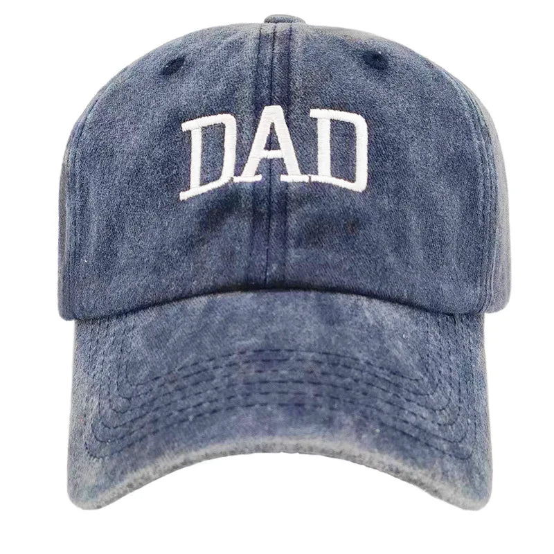 Washed Cotton DAD MOM Embroidered Baseball Cap by RiderOut™