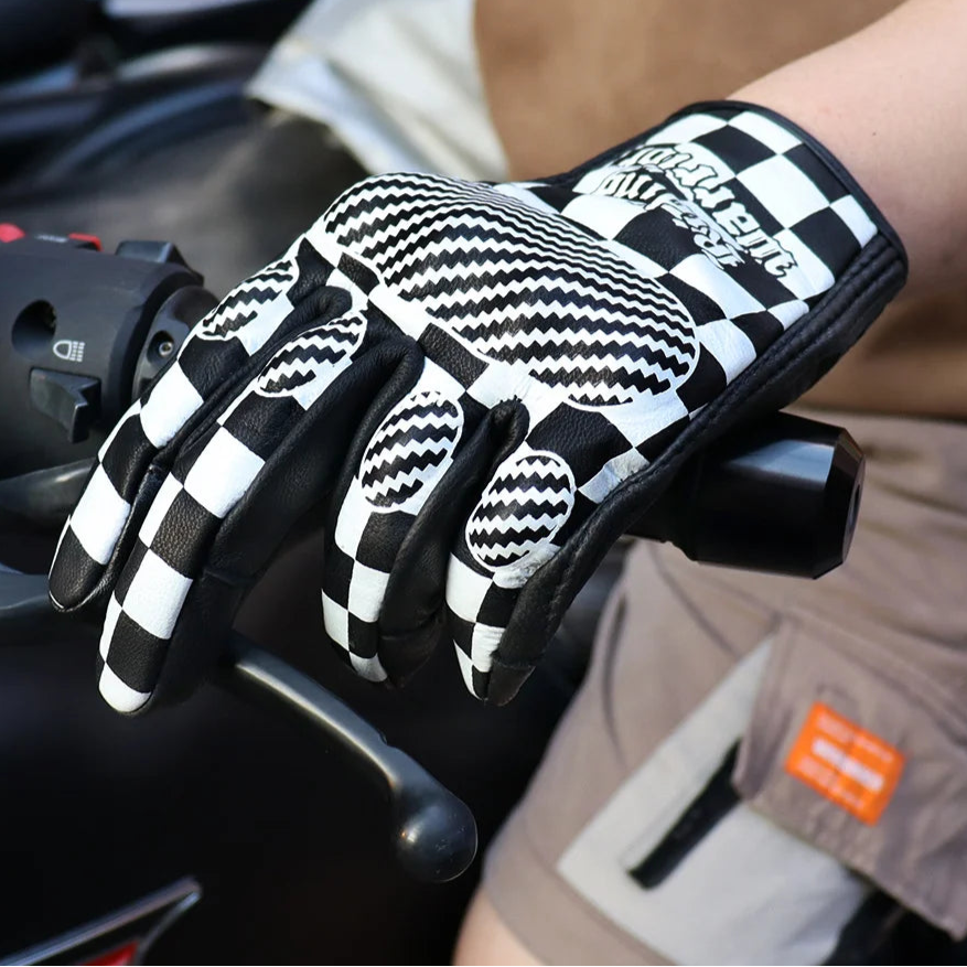 Vintage Leather Motorcycle Gloves by RiderOut™