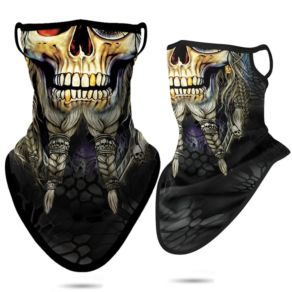 Breathable Skull Neck Gaiter Bandana by RiderOut™