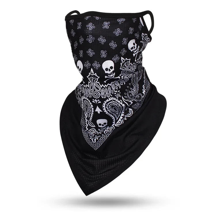 Skull Breathable Hanging-ear Bandana by RiderOut™