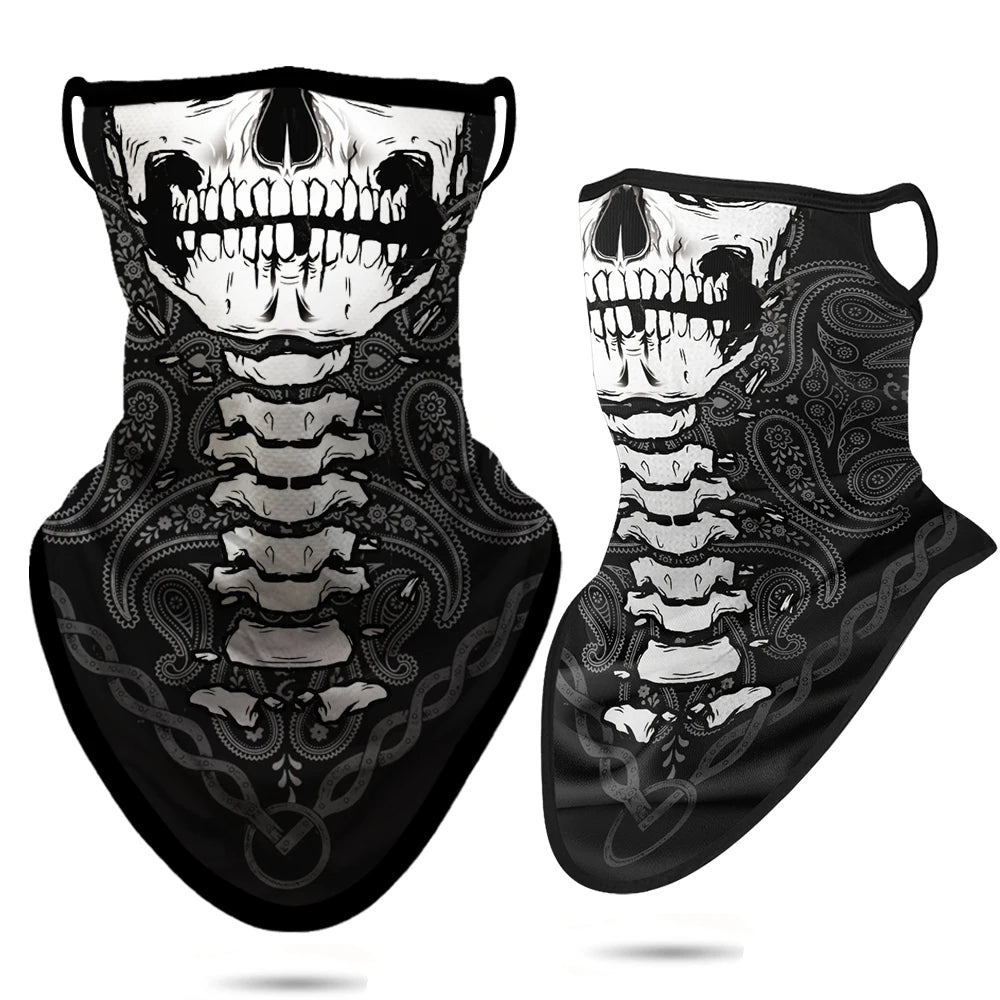 Breathable Skull Neck Gaiter Bandana by RiderOut™