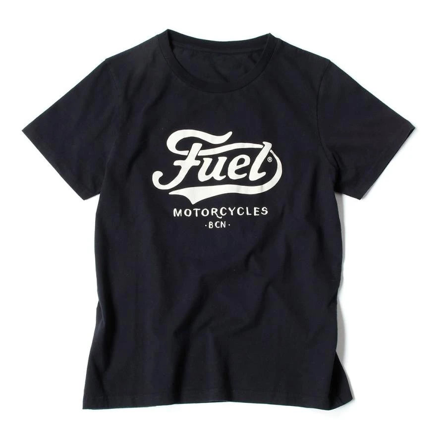 Black Fuel Motorcycles Cotton T-shirt by RiderOut™