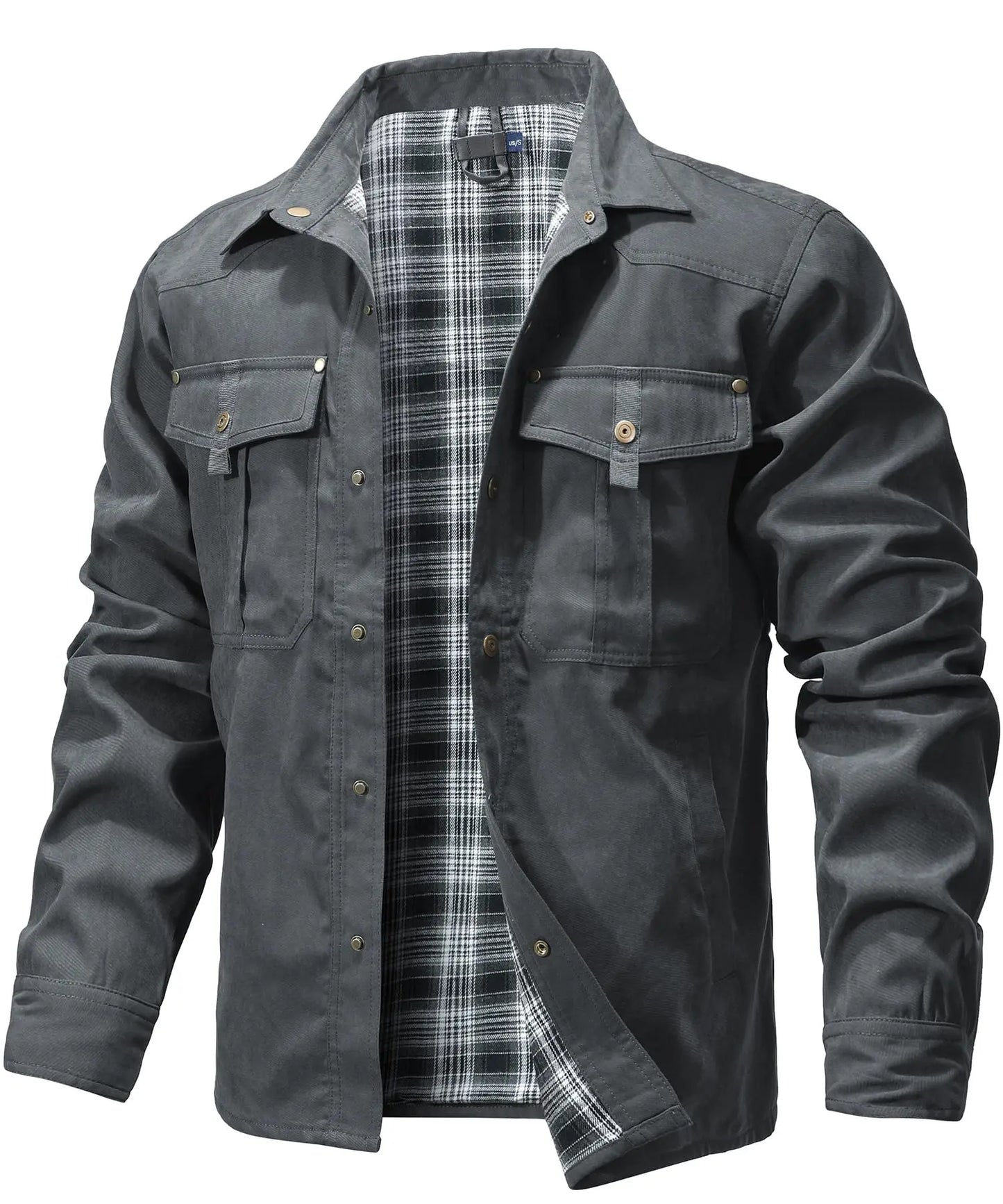 Flannel Lined Shacket Jacket by RiderOut