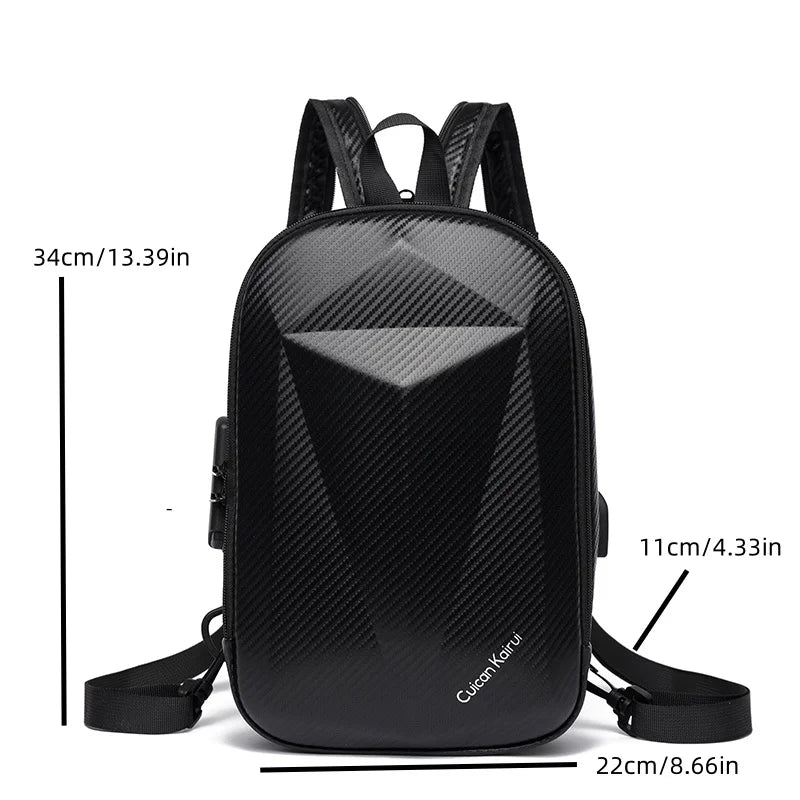 Black Motorcycle Waterproof Backpack by RiderOut™