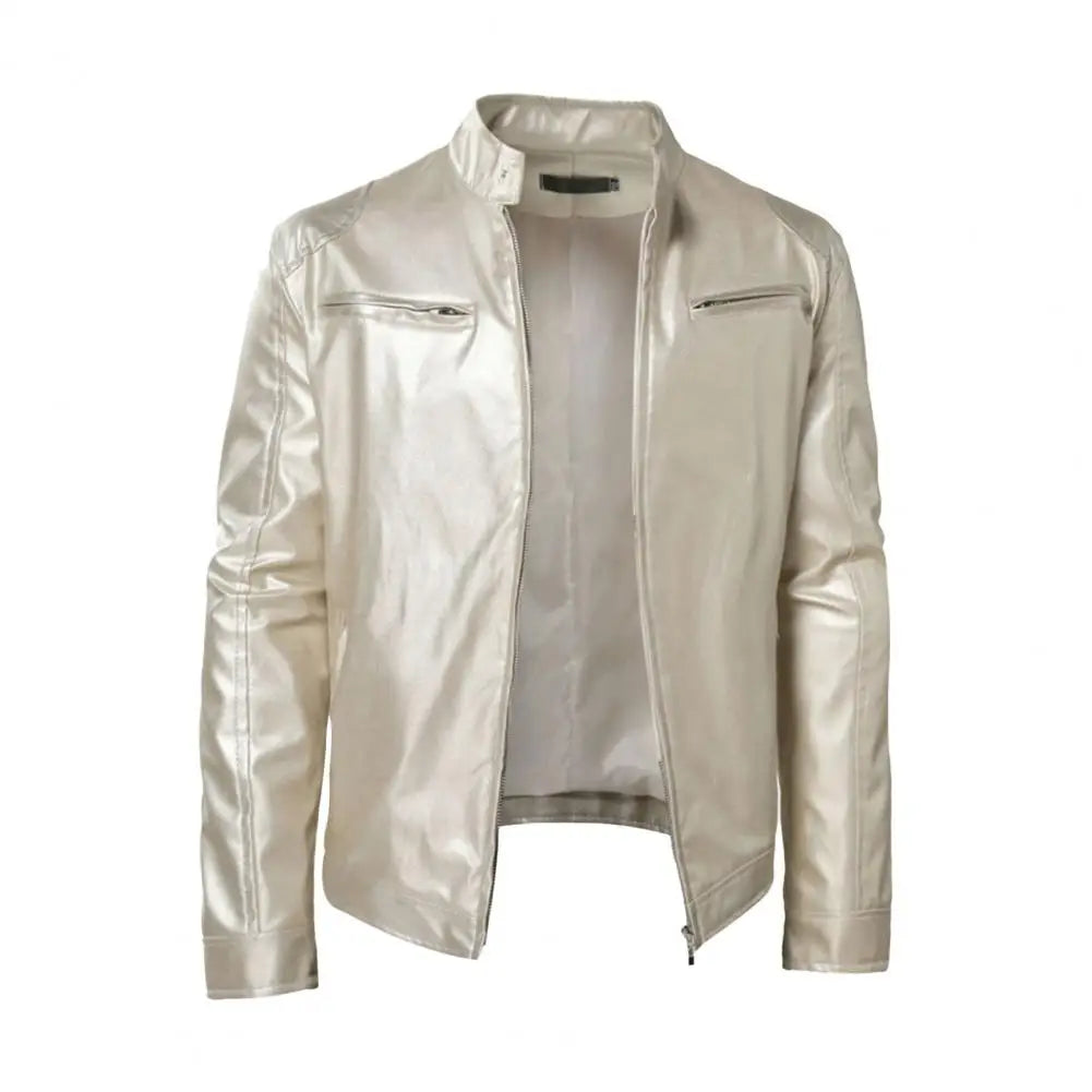 Shiny Gold Leather Jackets by RiderOut