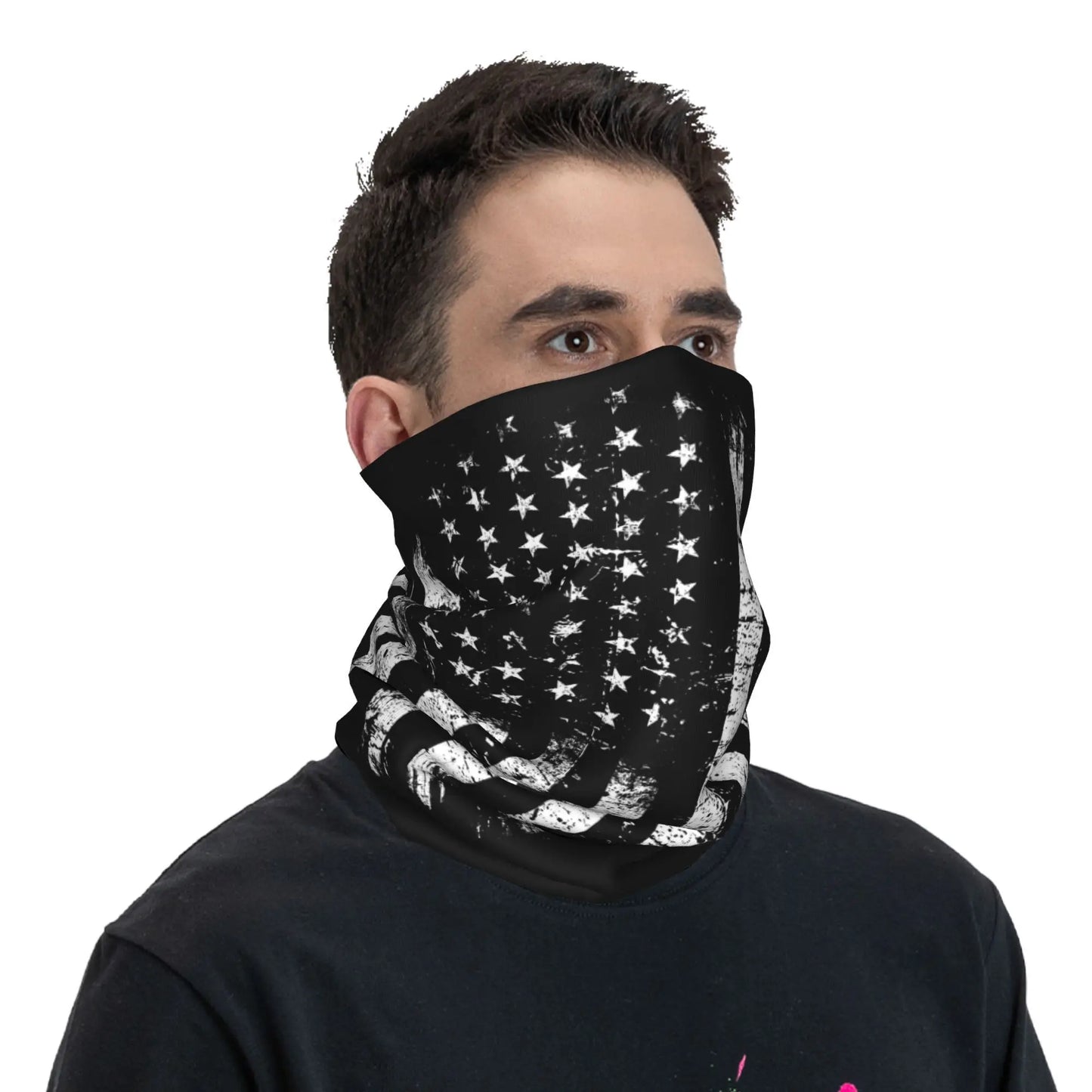 Black America Flag Bandana by RiderOut™