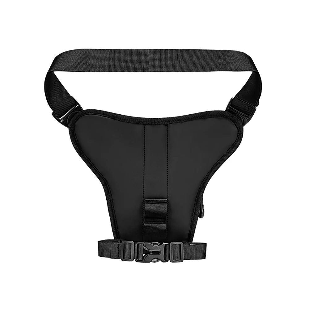 Waterproof Motorcycle Drop Leg Side Black Bag by RiderOut™