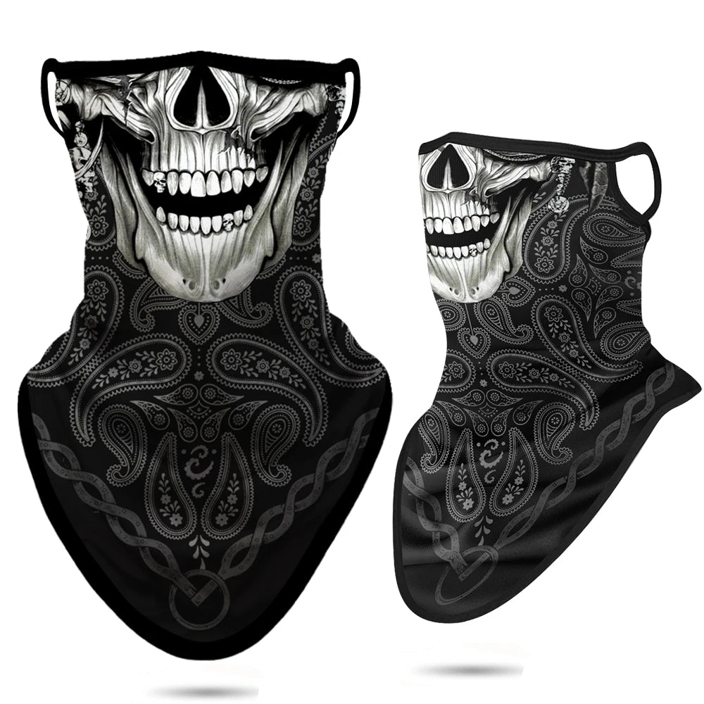 Breathable Skull Neck Gaiter Bandana by RiderOut™