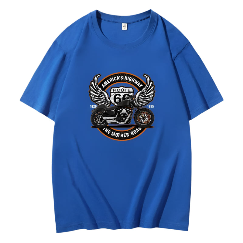 Americas Highway Cotton T-Shirts by RiderOut™