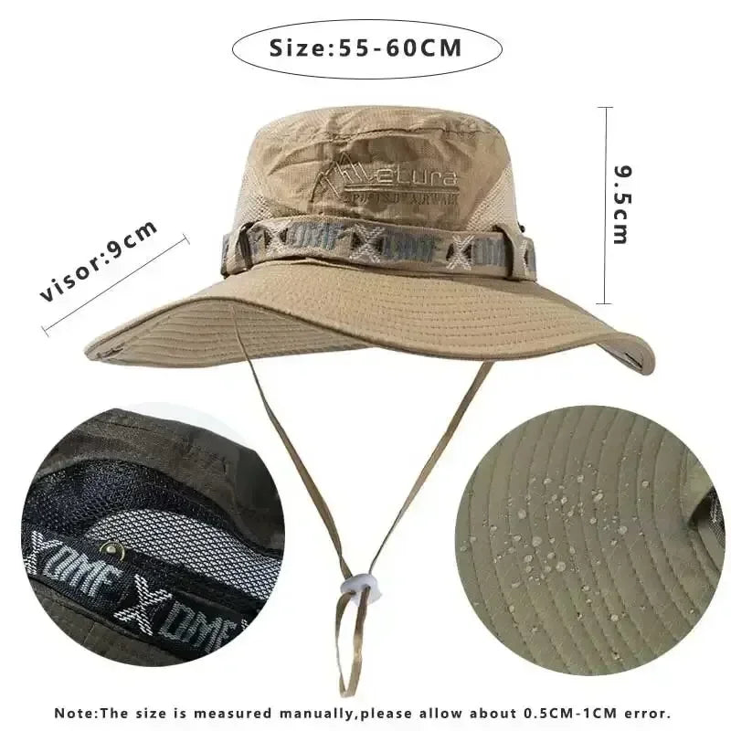 Summer Outdoor Safari Hunting Cap by RiderOut