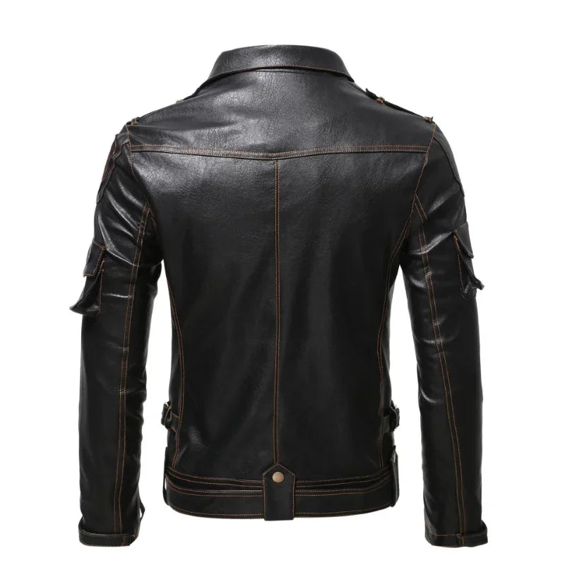 Vintage Ghost Rider Motorcycle Multi-zip Jacket by RiderOut