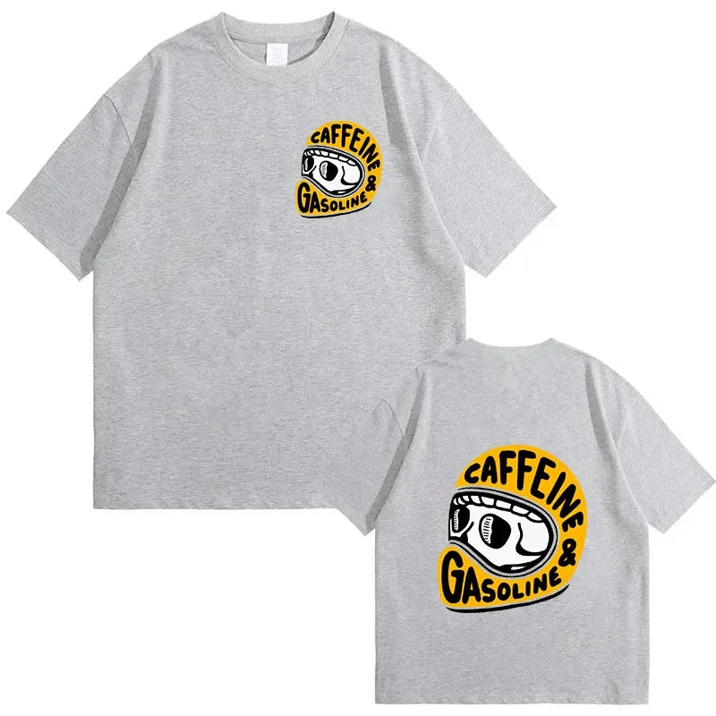 Biker Skull Graphic Retro T-Shirt