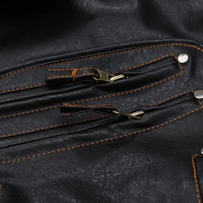 Vintage Ghost Rider Motorcycle Multi-zip Jacket by RiderOut