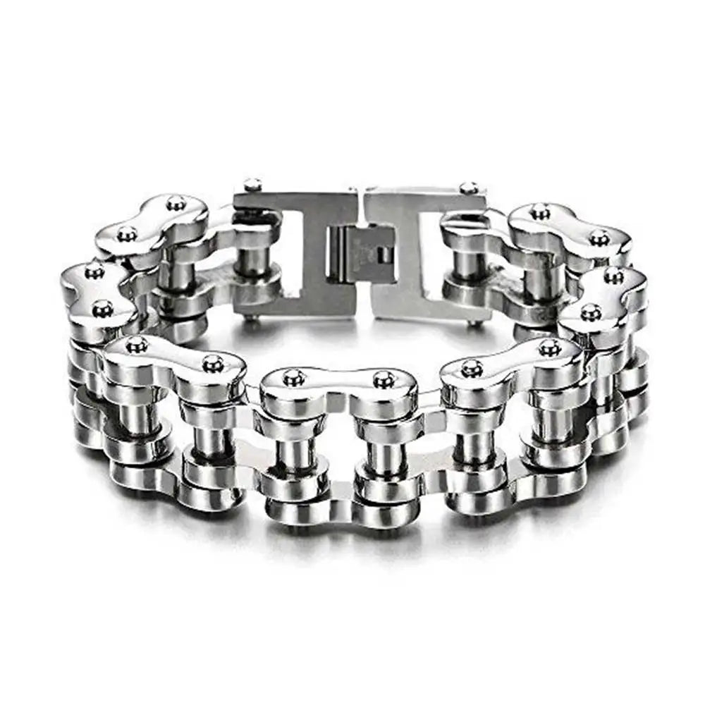 Thick Motorcycle Biker Chain Link Bracelet by RiderOut™