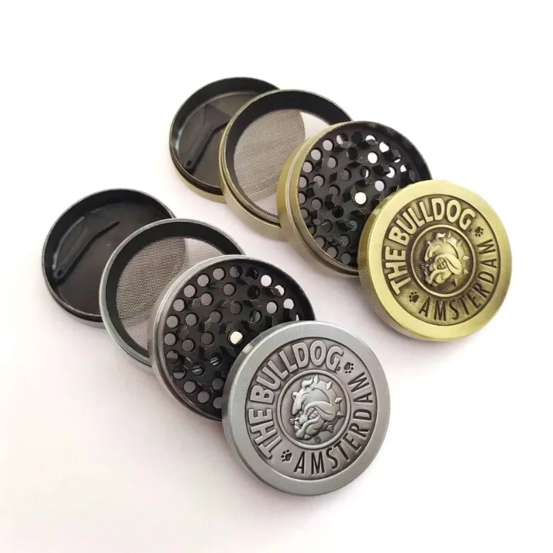 1.6/2inch Metal Bulldog Herb Grinder by RiderOut™