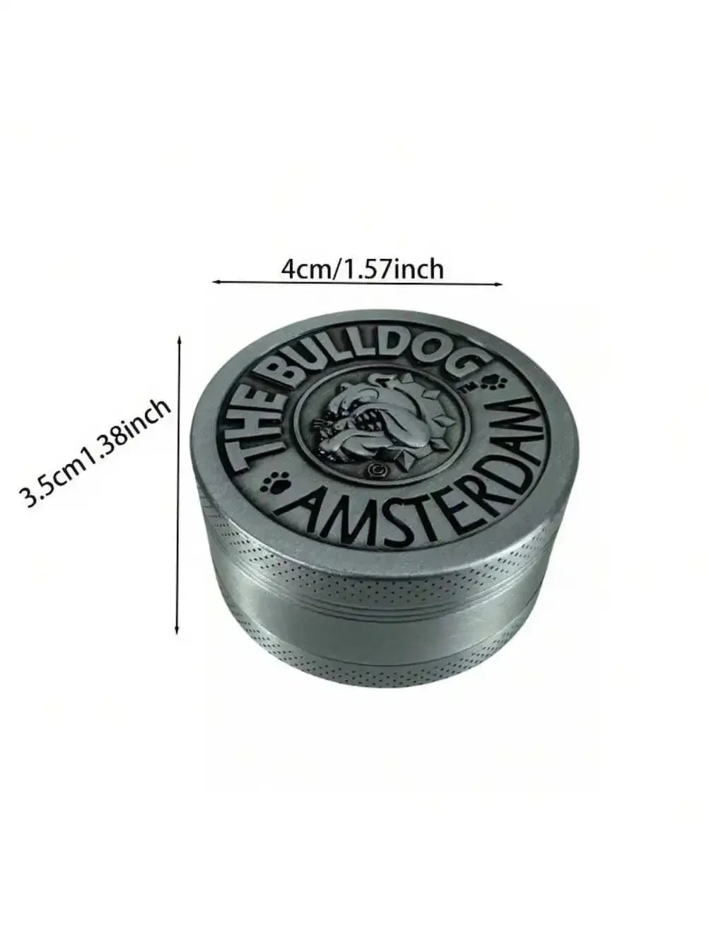 1.6/2inch Metal Bulldog Herb Grinder by RiderOut™