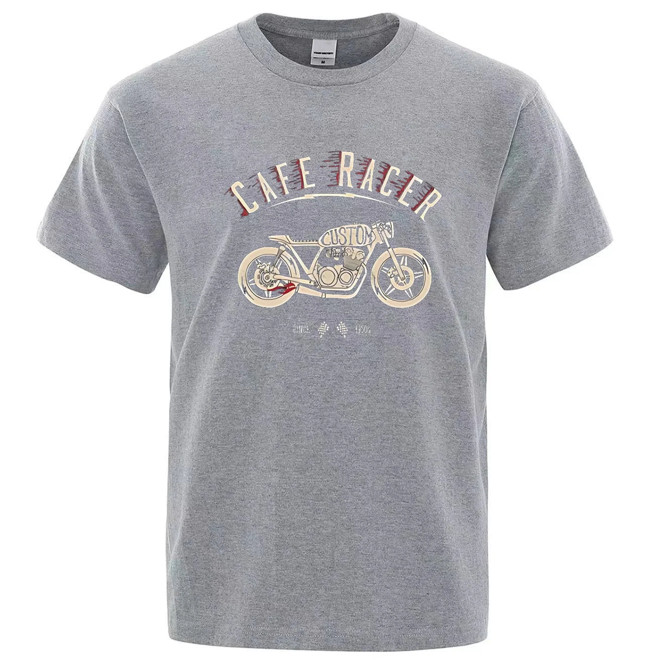 CAFE RACER Motorcycle Logo T-Shirt by RiderOut™