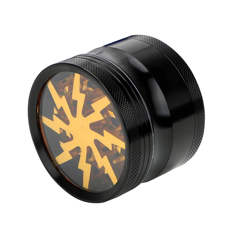 Transparent Cutter Latest Lightning-Shaped Spice Grinder by RiderOut™