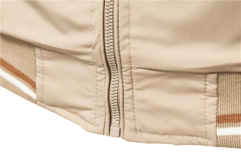 Casual Slim Fit Bomber Jacket by RiderOut