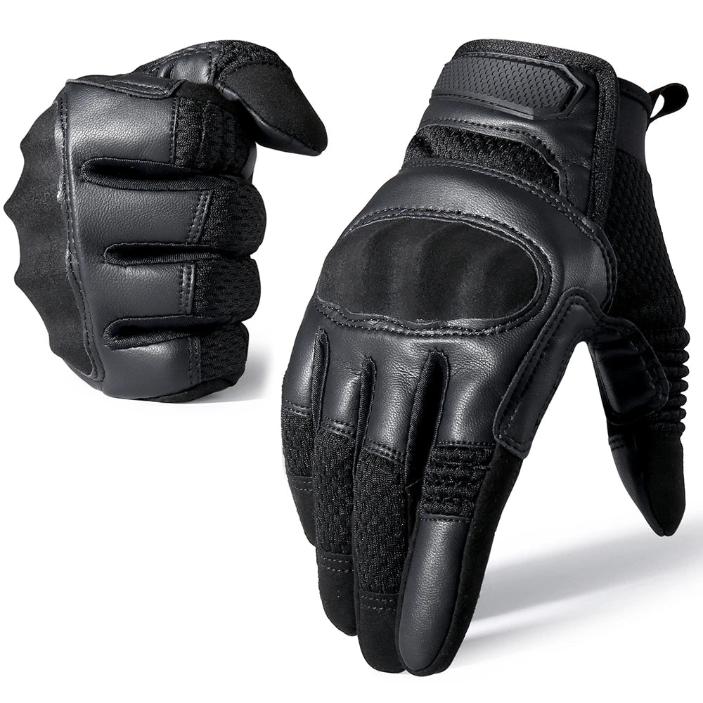 Non-slip Protective Motorcycle Full Finger Gloves by RiderOut™