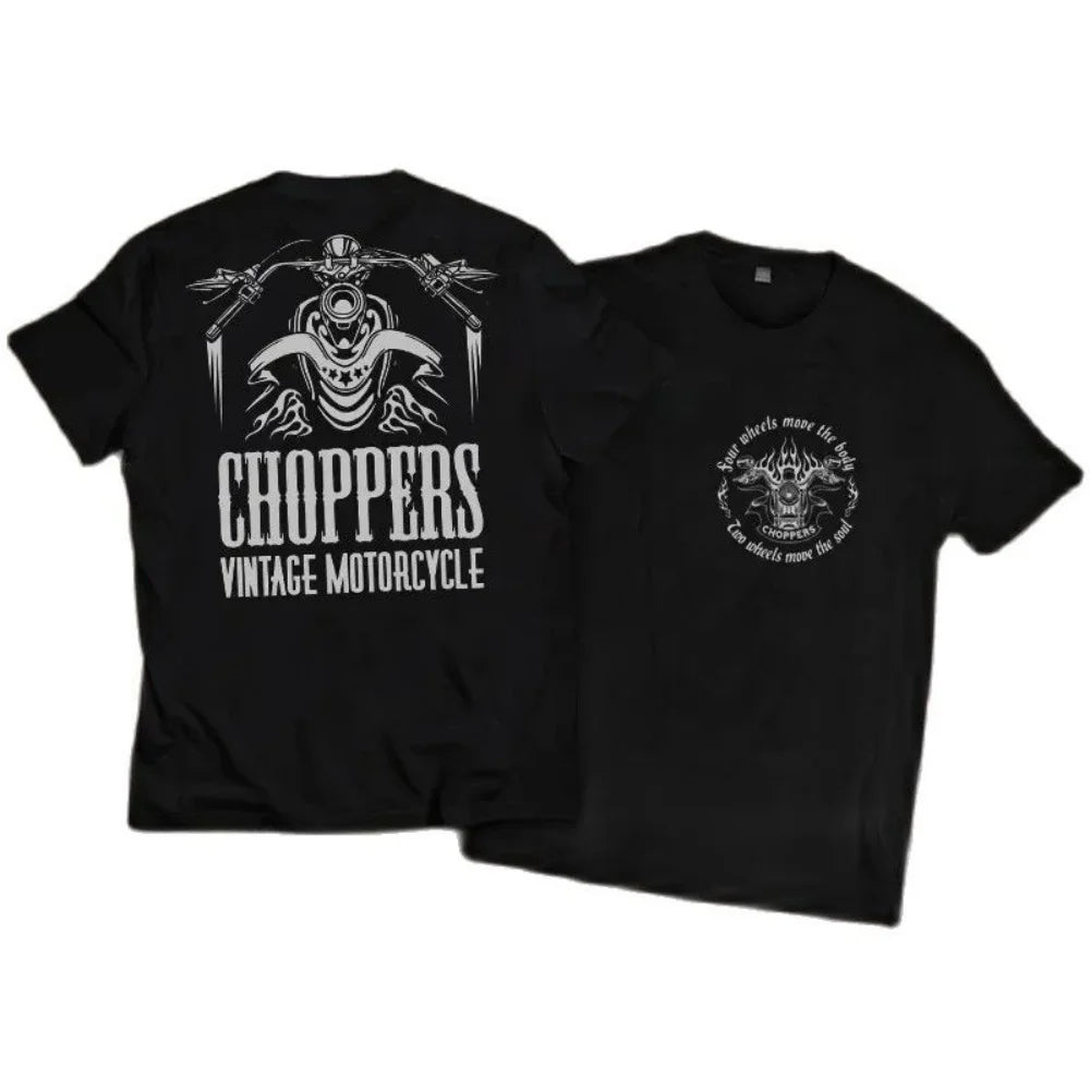 American Retro Vintage Motorcycle T-shirt by RiderOut™