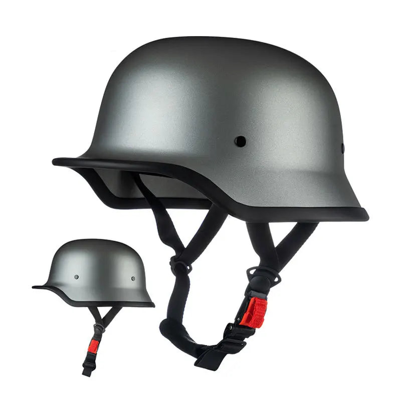 Vintage Classic German Retro Motorcycle Helmet by RiderOut™