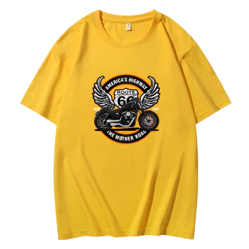 Americas Highway Cotton T-Shirts by RiderOut™