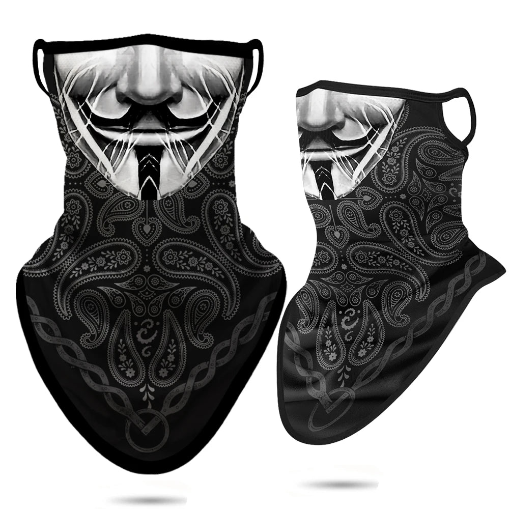 Breathable Skull Neck Gaiter Bandana by RiderOut™