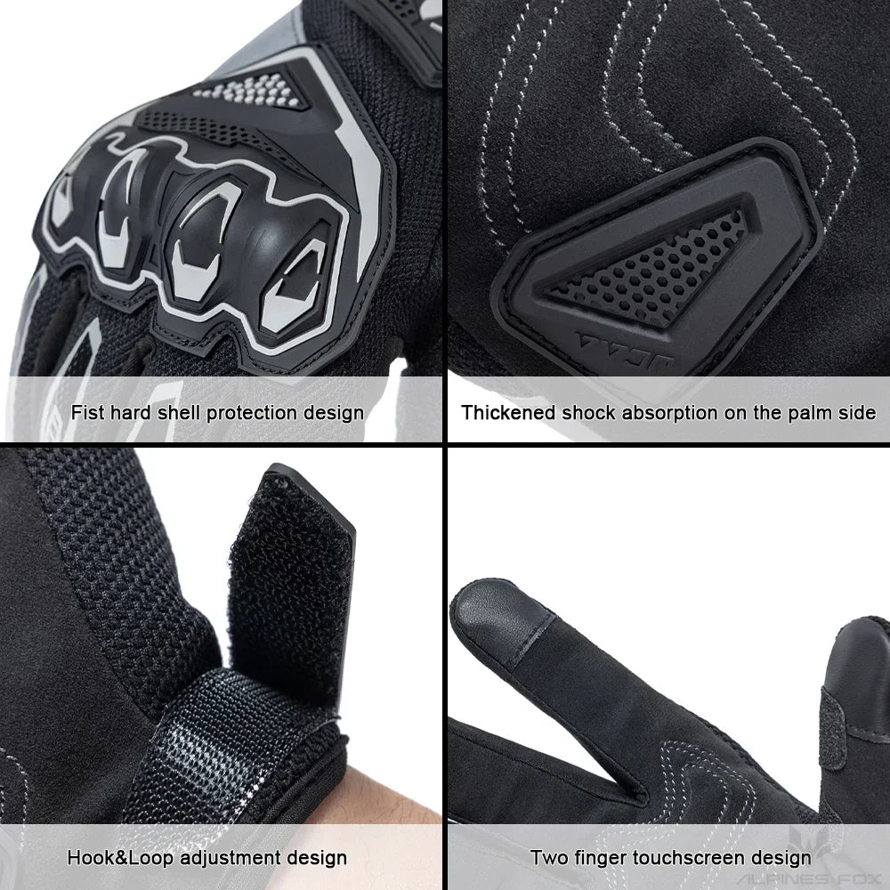 Breathable Anti-fall Touch Screen Motorbike Riding Gloves by RiderOut™