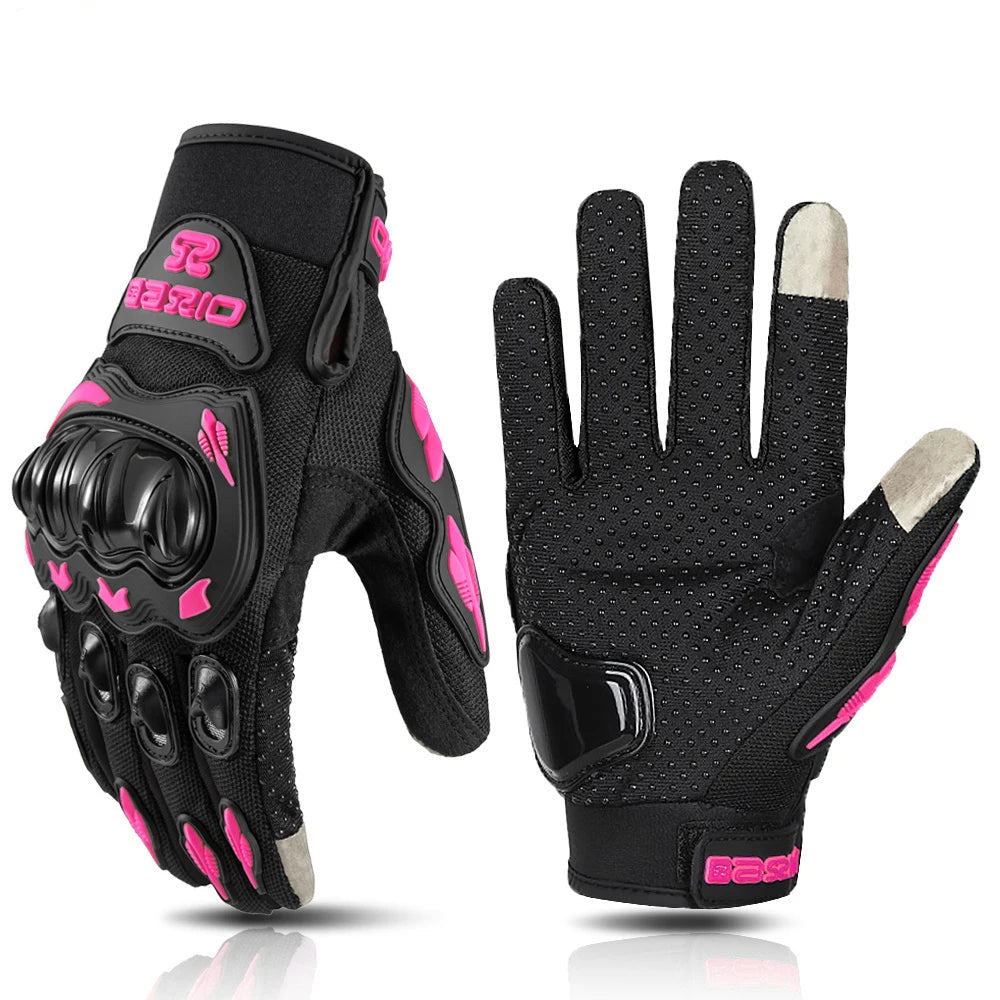 Summer Lady Pink Motorcycle Gloves by RiderOut™
